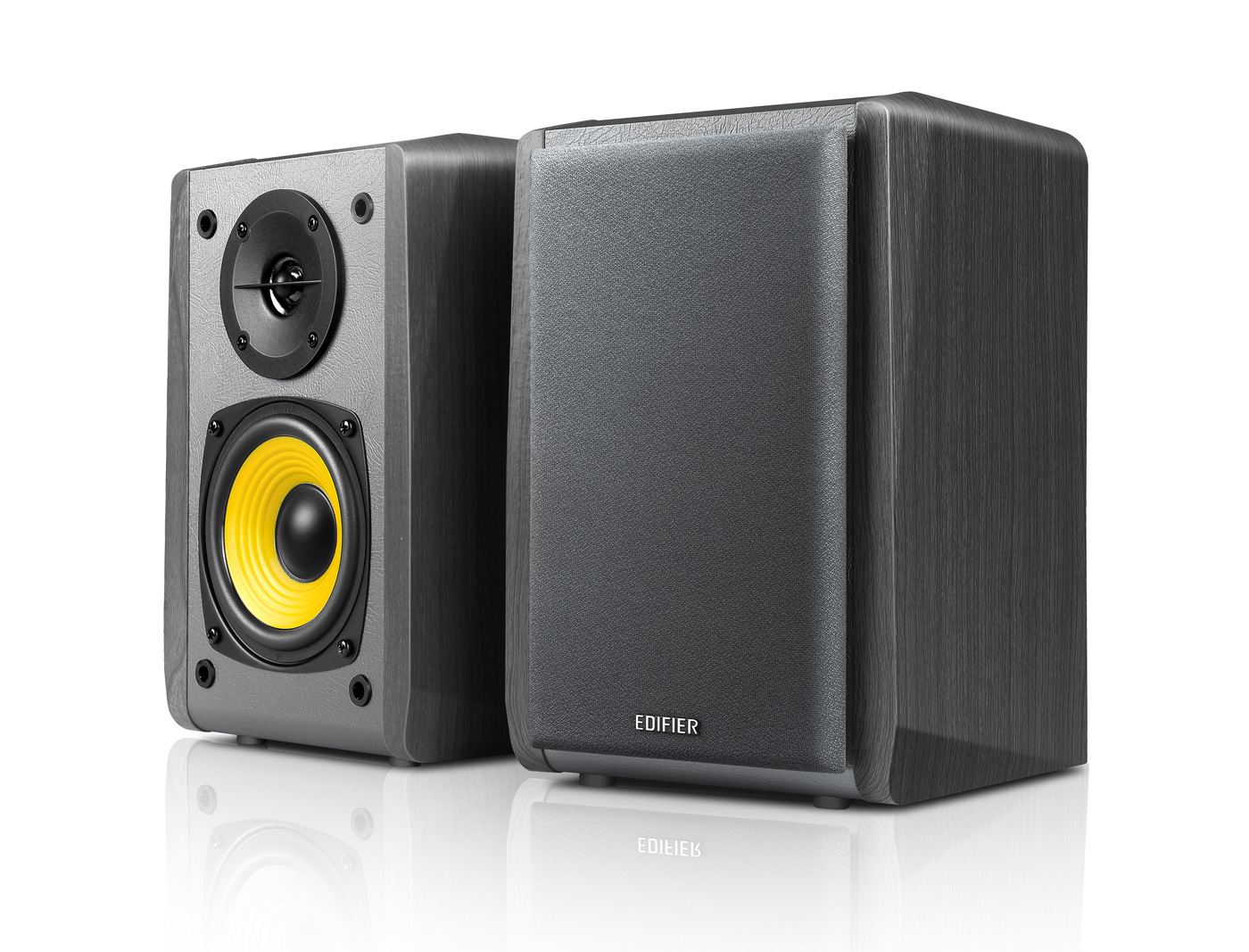 BOXE EDIFIER 2.0, RMS: 24W (2 x 12W), bluetooth, volum, bass, conectare simultana cu 2 echipamente BT, 220V alimentare, black "R1010BT-BK" (timbru verde 11.00 lei)