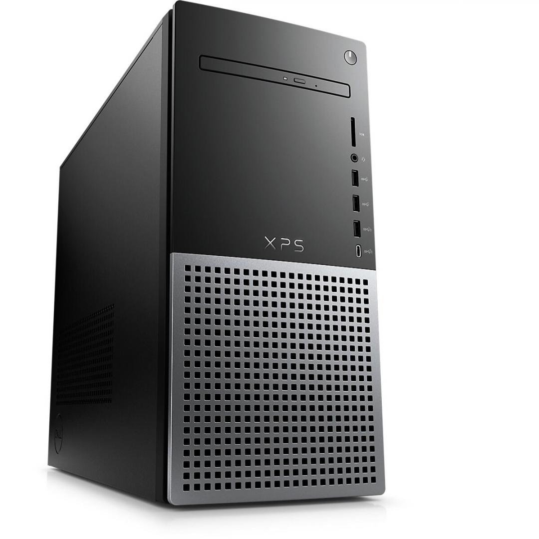 DESKTOP DELL, "XPS 8950" Middle Tower, i7-12700K, nVidia GeForce RTX 3070, memorie 32GB, SSD 1TB, HDD 1TB, unit optica, tastatura si mouse, Windows 11 Pro, "XPS8950I73211RTXWP" (timbru verde 7 lei)