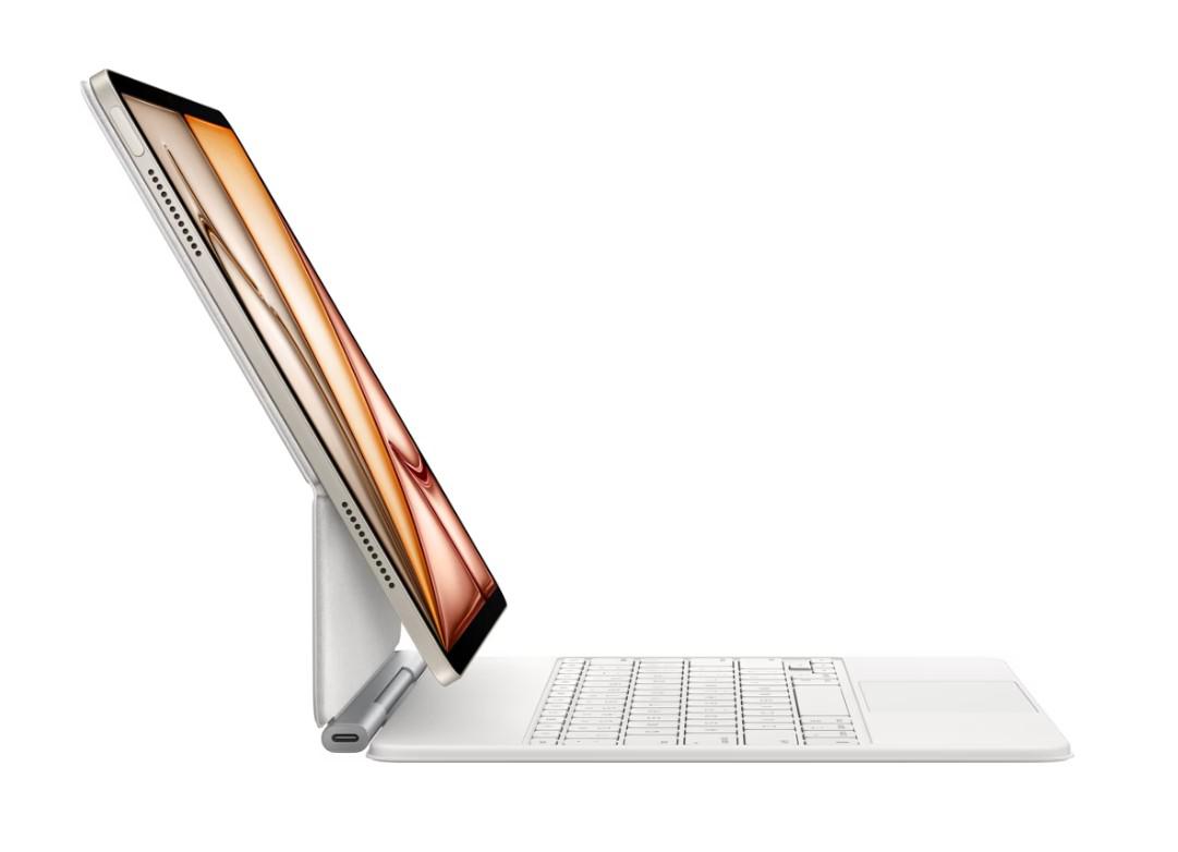 MAGIC KEYBOARD iPAD AIR 13 WHITE RO"MDFW4RO/A" - imagine 4