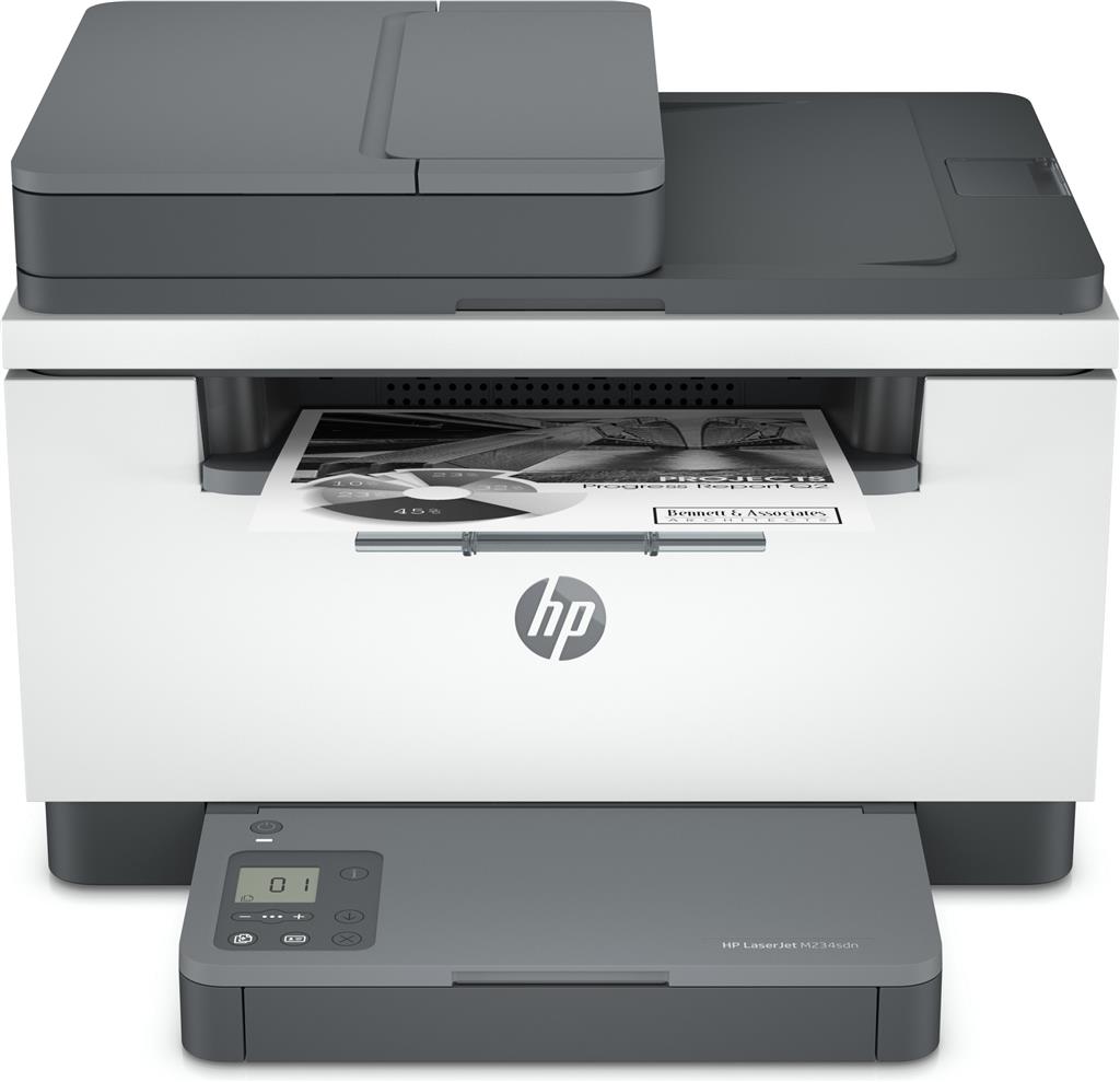 Multifunctional Laser Mono HP LaserJet MFP M234sdn, A4, Functii: Impr.|Scan.|Cop., Viteza de Printare Monocrom: 29 ppm, Conectiv:USB|Retea, Duplex:Da, ADF:ADF(timbru verde 11 lei) "6GX00F"