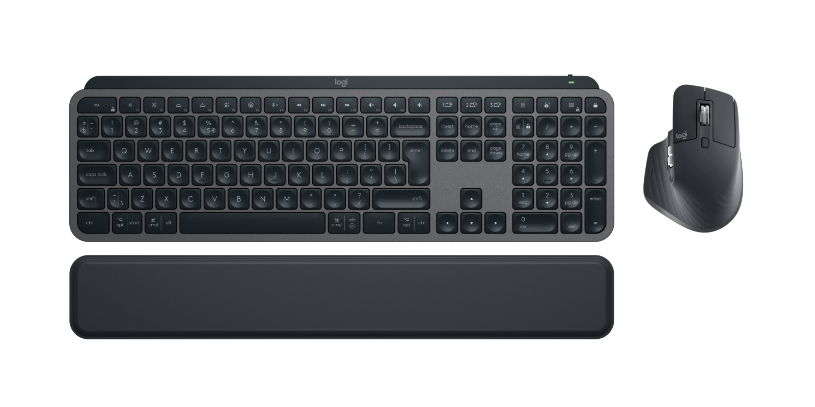 LOGITECH MX Keys S Bluetooth Combo - GRAPHITE - US INTL"920-011614" - imagine 4