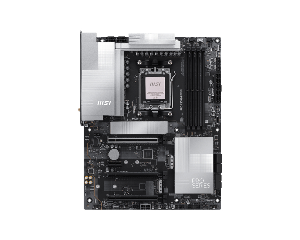 Placa de baza MSI PRO X870E-P WIFI, AM5, DDR5, BT, ATX, Negru 911-7E70-002 "PRO X870E-P WIFI"