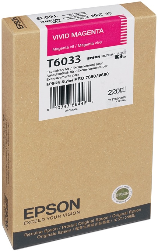 Cartus Cerneala Original Epson Magenta, , pentru , , (timbru verde 1.2 lei), "C13T603300"