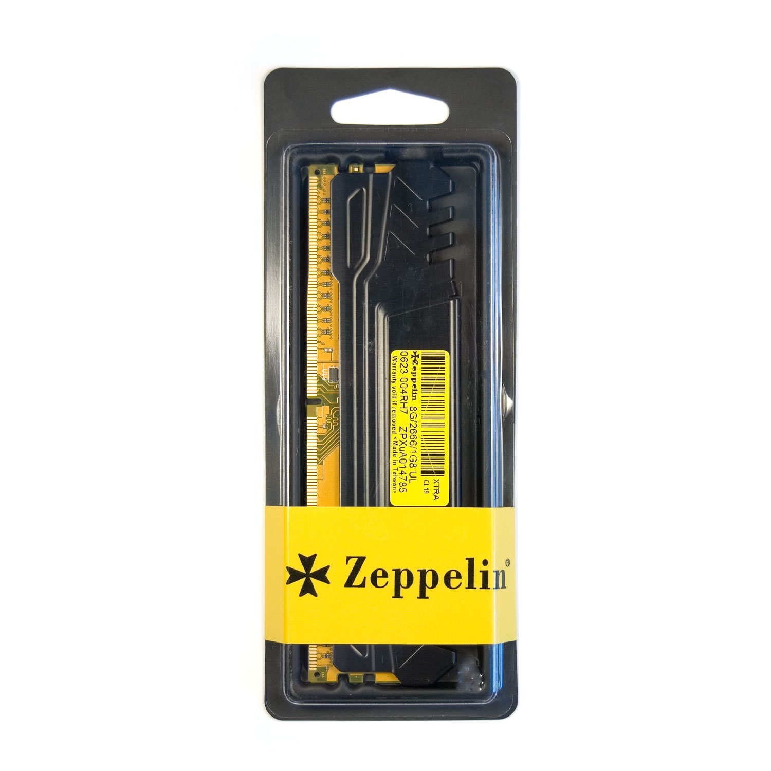MEMORIE DDR Zeppelin DDR4 8GB frecventa 2666 MHz, 1 modul, radiator, retail "ZE-DDR4-8G2666-RD"