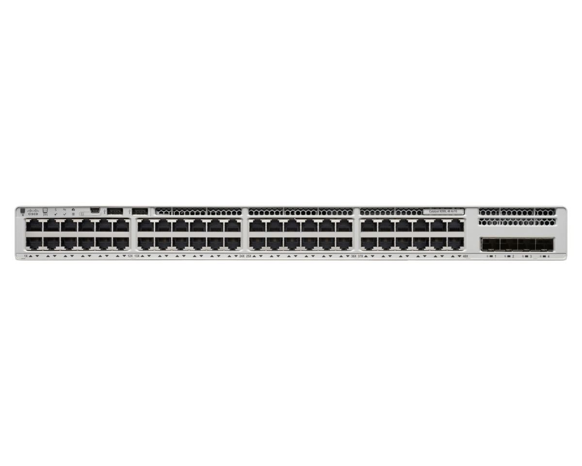 SWITCH CISCO, porturi Gigabit x 48, SFP x 4, managed, rackabil, carcasa metalica, "C9200L-48P-4G-E" (timbru verde 2 lei)
