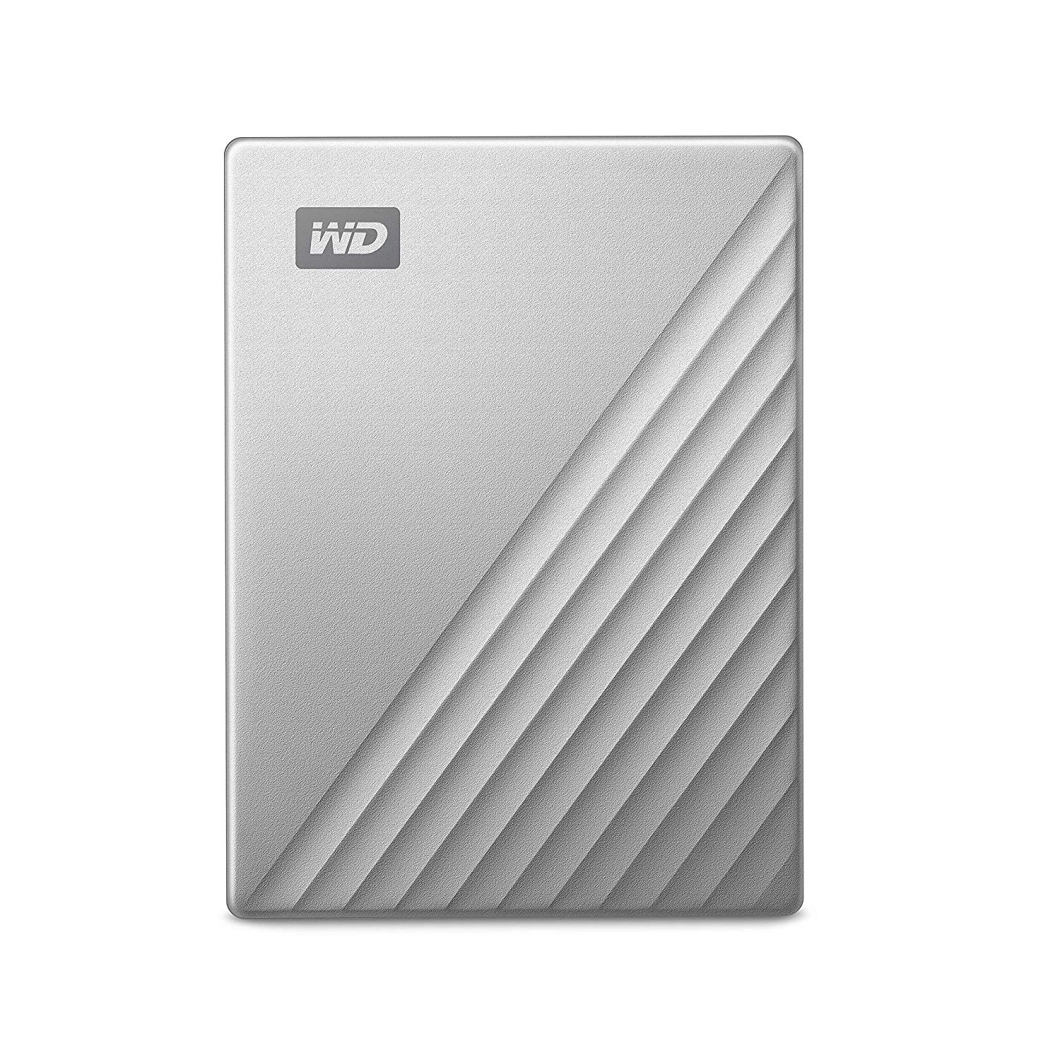 HDD extern WD 2 TB, My Passport Ultra, 2.5 inch, USB 3.0, argintiu, "WDBC3C0020BSL-WESN" (timbru verde 0.8 lei)