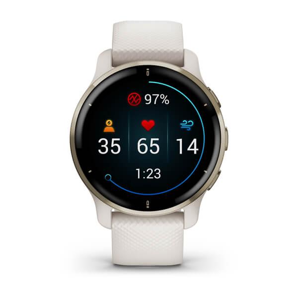 Garmin Venu 2 Plus CreamGold, Ivory, "010-02496-12" (timbru verde 0.18 lei)