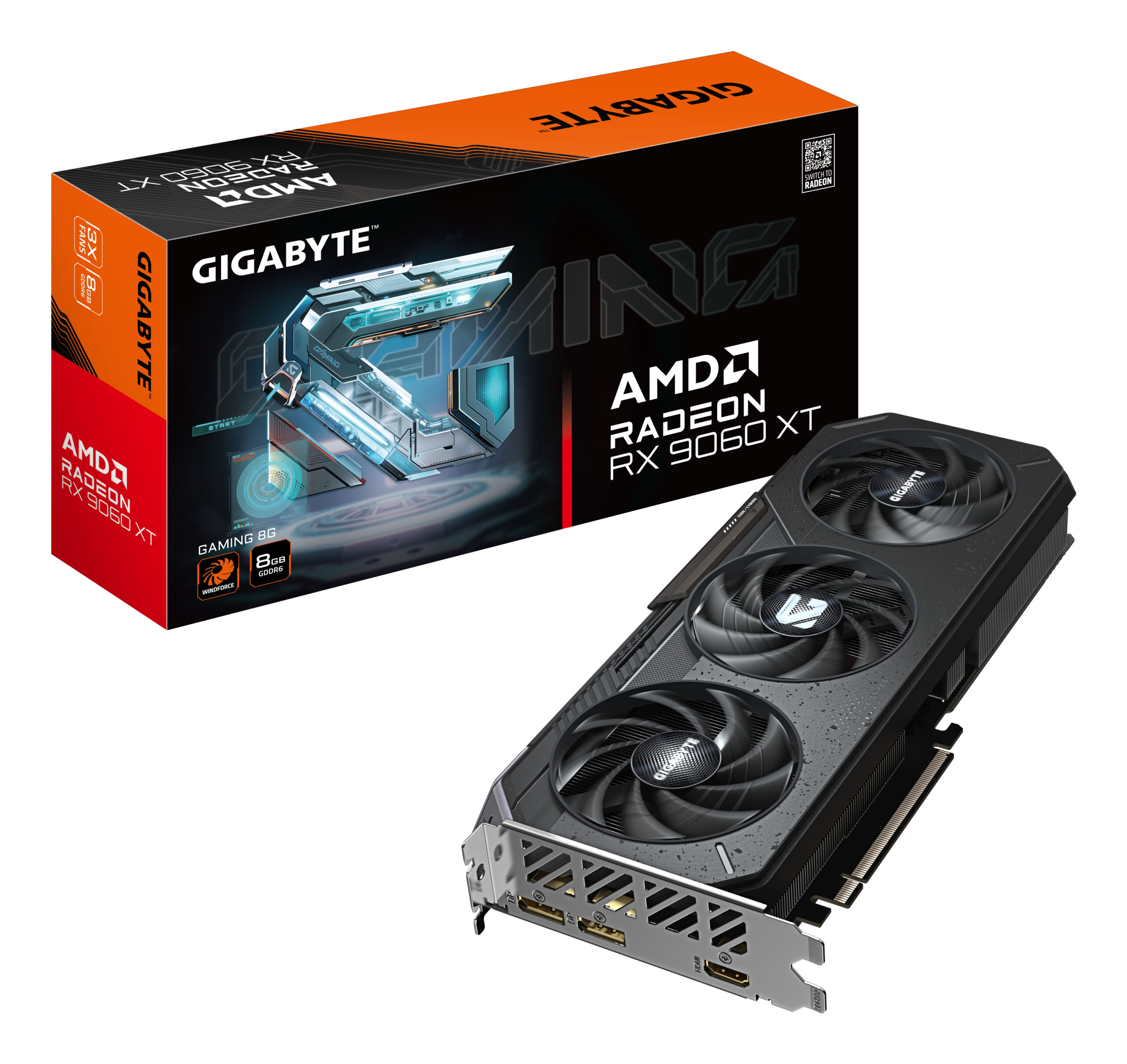 GIGABYTE Radeon RX 9060 XT GAMING 8G "GV-R9060XTGAMING-8GD"