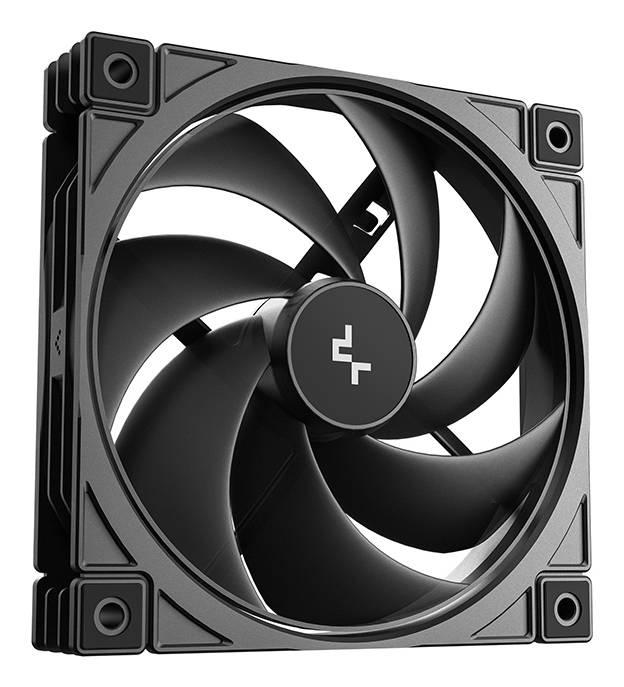 Ventilator DeepCool "FD12 V2", 120mm, 500 - 2500 RPM, hydro bearing, 79 cfm, 4-Pin PWM, negru, "R-FD12V2-BKNPN1-G" - imagine 4
