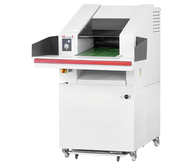 Distrugator documente industrial HSM FA 500.3 Premium, 510-550 coli, cross cut(10.5x40-76mm), sec. 2 "H-1992114" (timbru verde 11 lei)