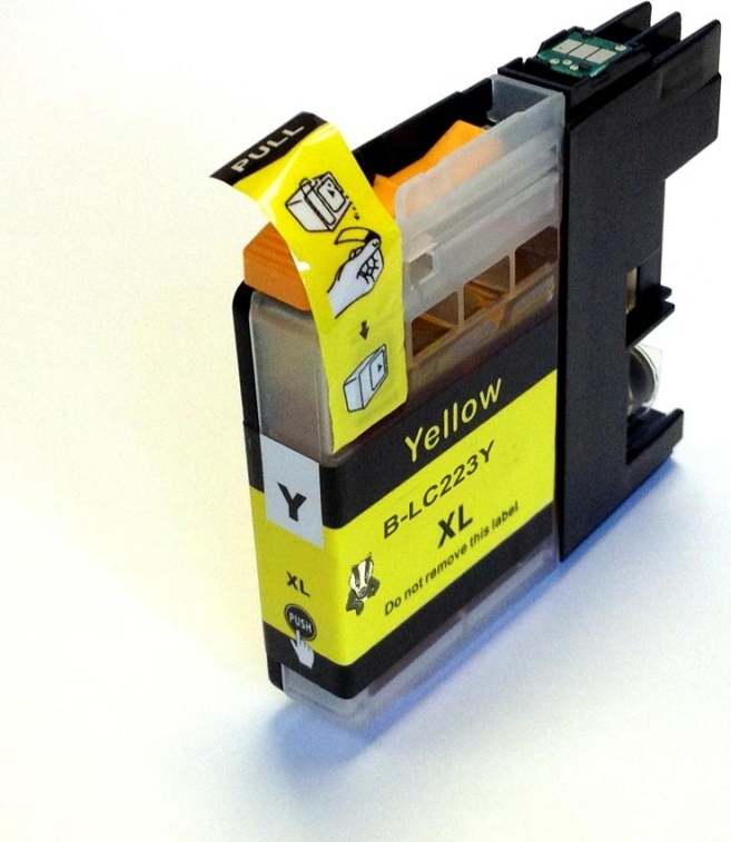 Cartus Cerneala Original Brother Yellow, LC223Y, pentru DCP-J4120|MFC-J4420|J4620|J5320|J5620|J5720, 550, (timbru verde 0.15 lei), "LC223Y"