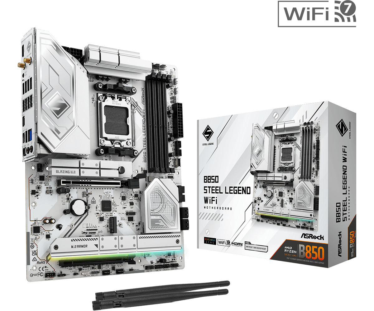MB Asrock B850 STEEL LEGEND WIFI AM5 "B850 STEEL LEGEND WIFI"
