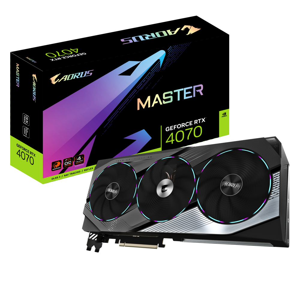 GB AORUS GeForce RTX 4070 MASTER 12G "N4070AORUS M-12GD"