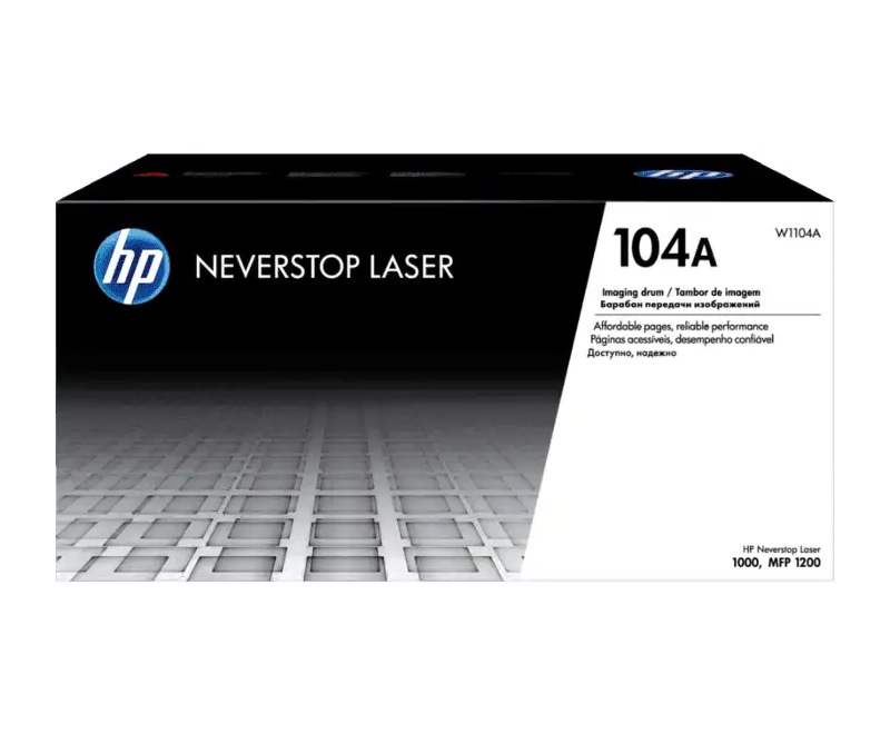 Drum Unit Original HP Black, nr.104A, pentru NeverStop LaserJet 1000|1200, 20K, (timbru verde 0.8 lei), "W1104A"