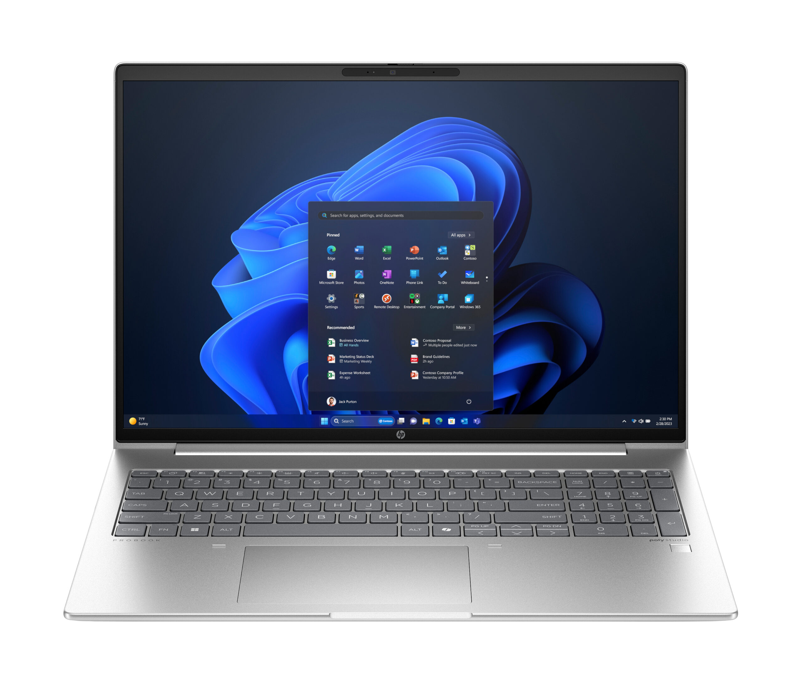 HP 460G11 16" U7-155U 32 1T UMA W11P 3yw "A37ZNET" ((timbru verde 3.5 lei)