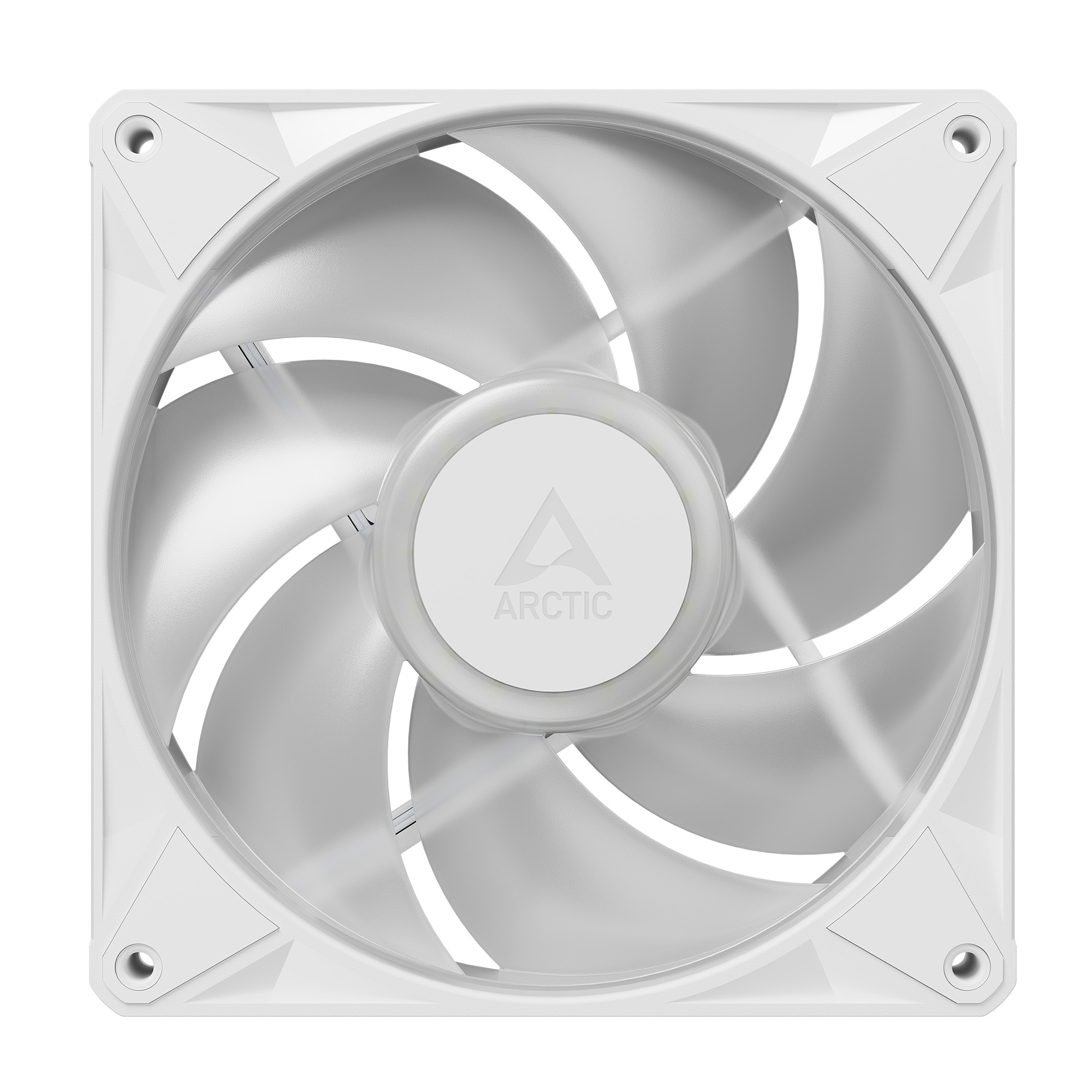 Set 3 ventilatoare Arctic "BioniX P14 A-RGB Wh", 140mm, 450 - 3000 RPM, FDB, 76 cfm, 4-Pin PWM | 3-pin ARGB, alb, "ACFAN00342A" - imagine 4