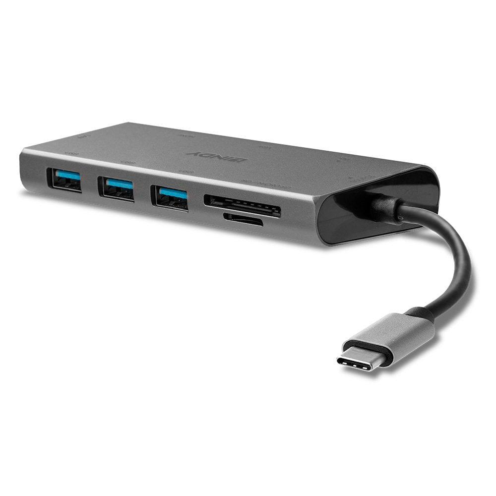 Mini Dock Laptop Lindy USB 3.1 Type C, "LY-43278" (timbru verde 0.18 lei)