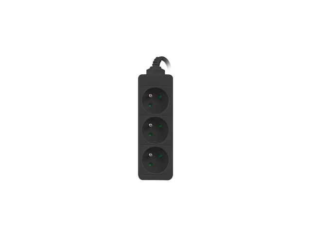 Prelungitor Lanberg 3 prize negru "PS0-03E-0300-BK" (timbru verde 0.18 lei)