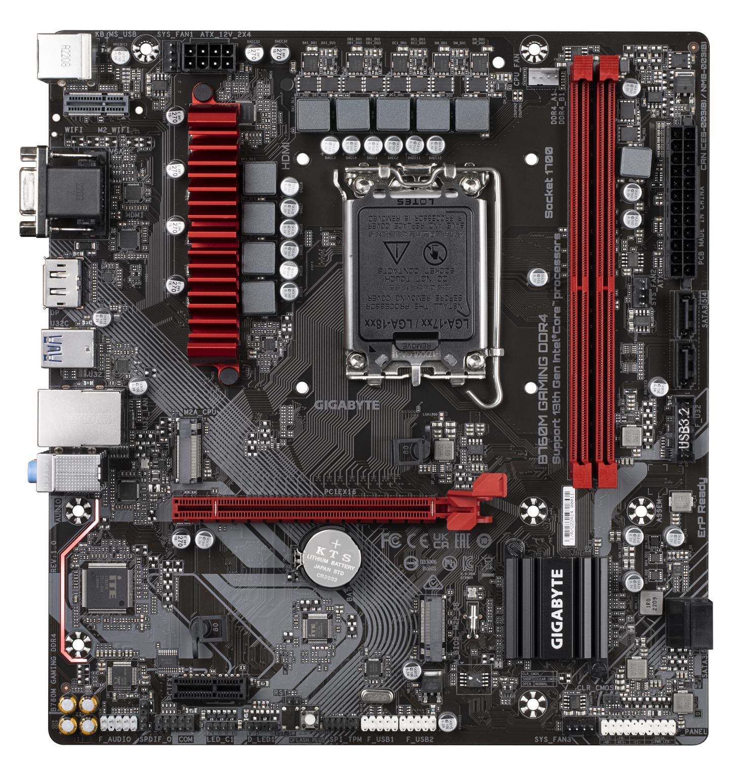 Placa de baza GIGABYTE B760M GAMING DDR4 "B760M GAMING DDR4"