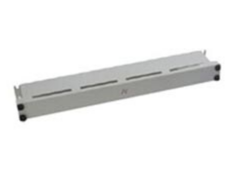 Organizator cabluri cu capac, 1U, alb