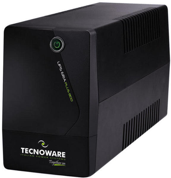 UPS Tecnoware "ERA PLUS", Line int., Tower, 560 W, AVR, Schuko x 2, LED, back-up 11 - 20 min. "FGCERAPL802SCH" (timbru verde 11 lei)