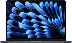 15.3 MacBook Air 15 with Liquid Retina, Apple M3 chip (8-core CPU), 24GB, 512GB SSD, Apple M3 10-core GPU, macOS, Midnight, INT keyboard, 2024 "MC9L4RO/A" ((timbru verde 3.5 lei)