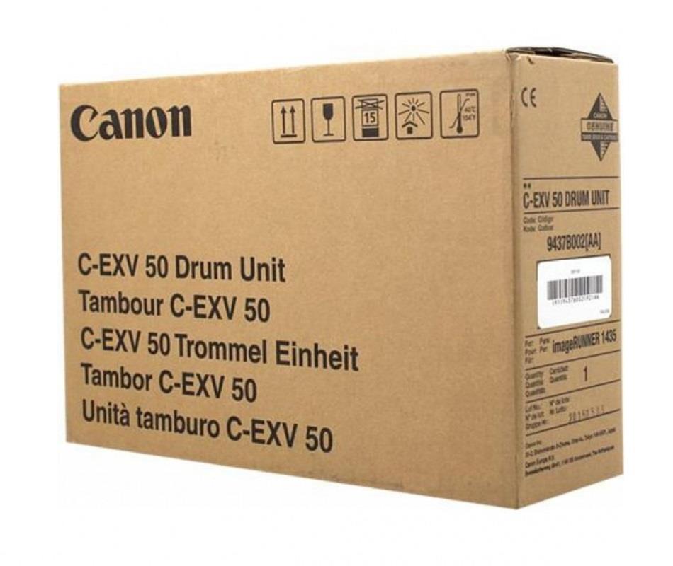 Drum Unit Original Canon Black, EXV50, pentru IR 1435|1435I|1435IF, 35K, (timbru verde 0.8 lei),NOPP, "CF9437B002AA"