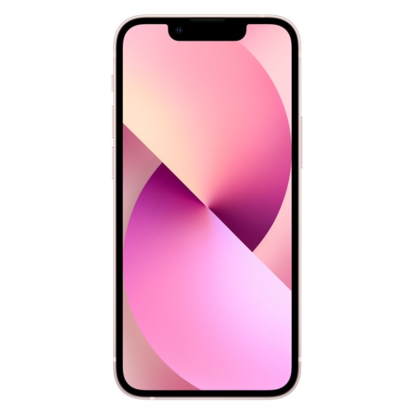 SMARTphone Apple, "iPhone 13" ecran 6.1 inch, dual sim, rez. camera 12 Mpix, memorie interna 128 GB, 5G, iOS, acumulator 3240 mAh, roz, "MLPH3__A" (timbru verde 0.45 lei)