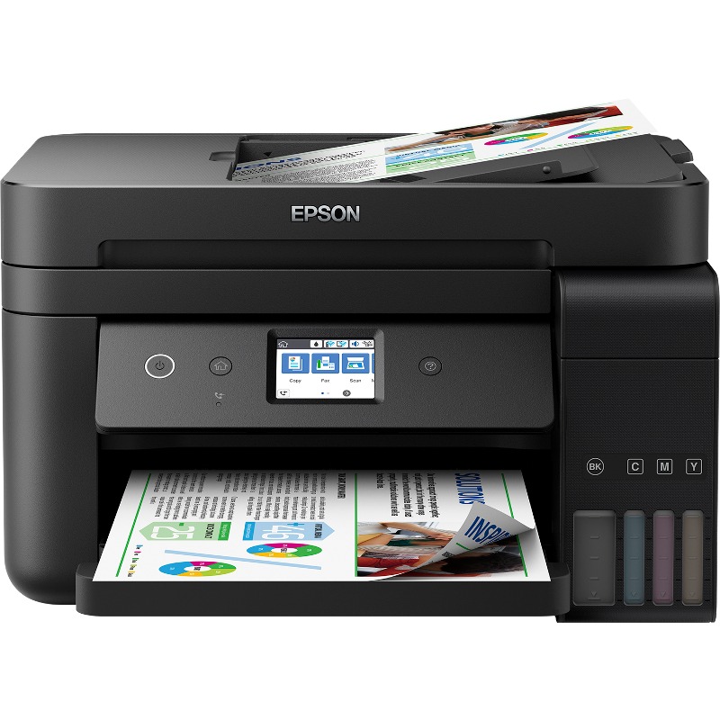 Multifunctional Inkjet CISS Color Epson L6190,A4,Functii:Impr|Scan|Cop|Fax,Vit Print Mono:33 ppm,Vit Print color:20 ppm,Conectiv:USB|Retea|WiFi,Duplex:Da,ADF:ADF(Timbru Verde 21lei), "C11CG19402"