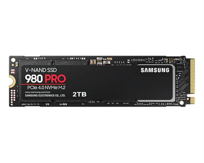 SSD SAMSUNG, 980 PRO, 2TB, M.2, PCIe Gen4.0 x4, V-Nand 3bit MLC, R/W: 7000 MB/s/5100 MB/s "MZ-V8P2T0BW"