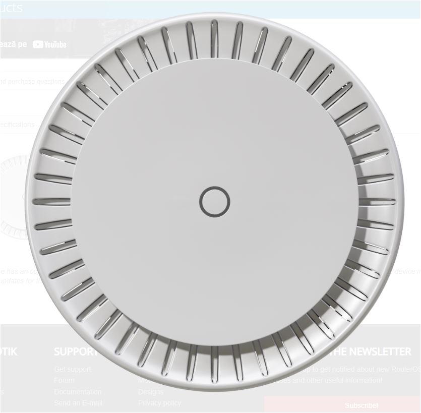 MIKROTIK ACCESS POINT 1.8GHZ 2GB POE "CAPGI-5HAXD2HAXD" (timbru verde 0.8 lei)