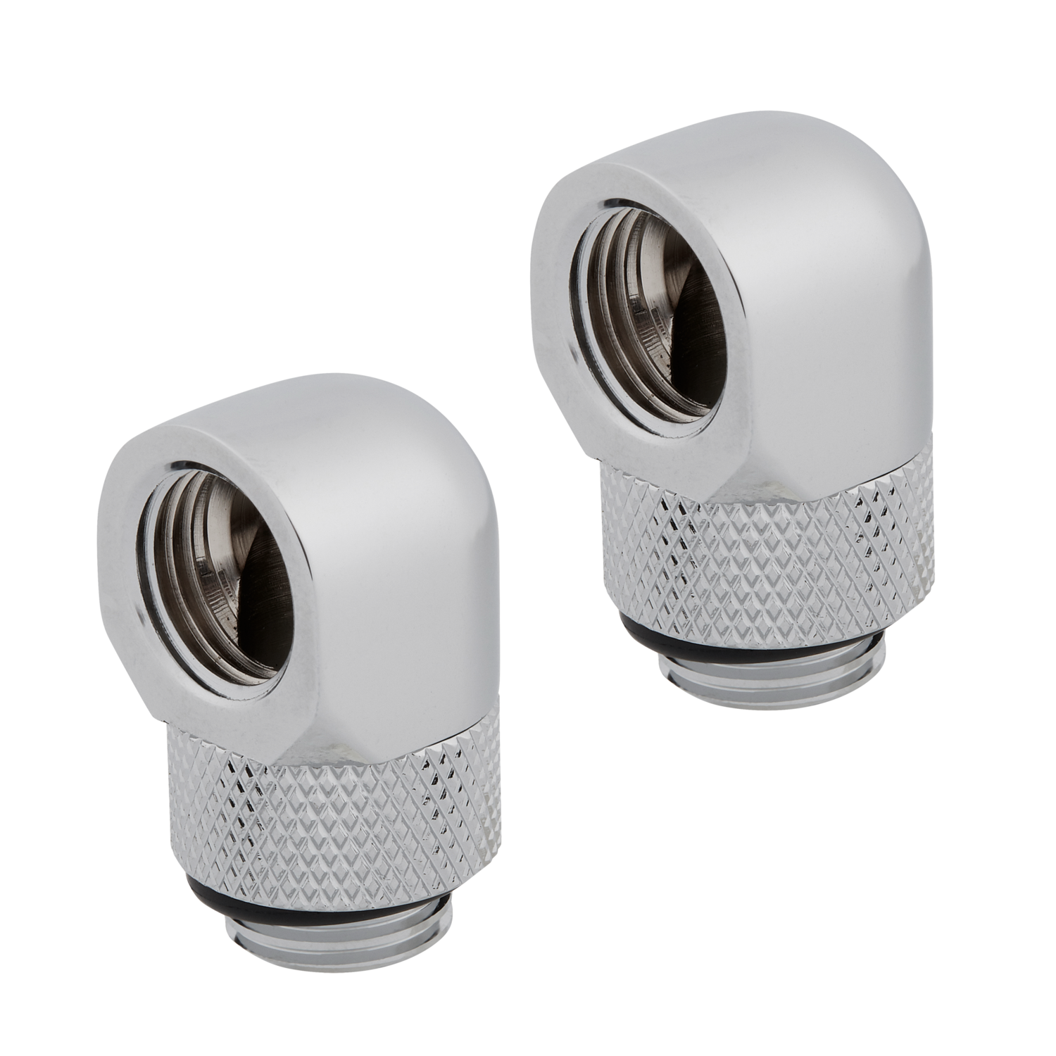 FITTING adaptor CORSAIR, filet G1/4", fitting angled rotary 90°, chrome, "CX-9055008-WW"