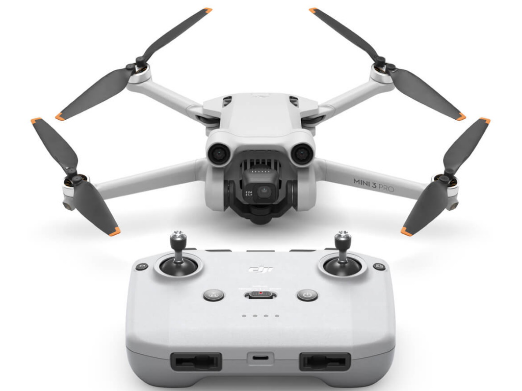 Drona DJI Mini 3 + Smart Controller, 4K HDRDJI RC 5.5" HD display "CP.MA.00000587.03" (timbru verde 1.20 lei)