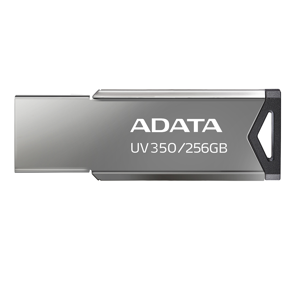 MEMORIE USB 3.2 ADATA, 256 GB, corp metalic, gri "AUV350-256G-RBK" (timbru verde 0.03 lei)