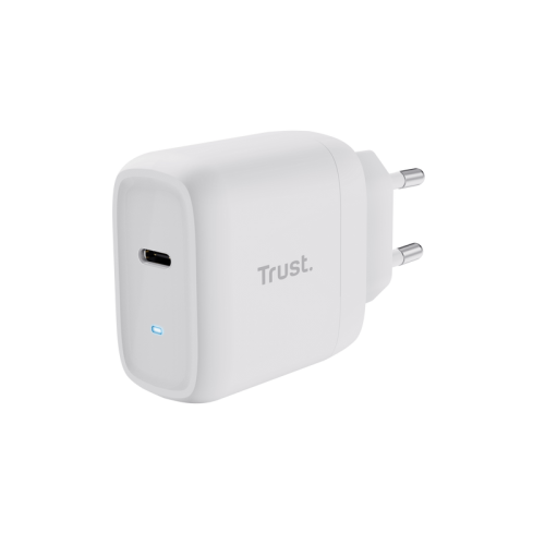 TRUST MAXO 65W USB-C CHARGER WHT "25139" (timbru verde 0.80 lei)