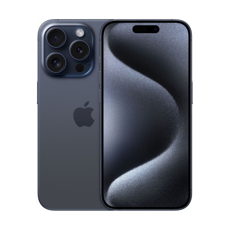 Smartphone iPhone 15 Pro 128GB 8GB RAM 5G Blue Titanium "MTV03" (timbru verde 0.45 lei)