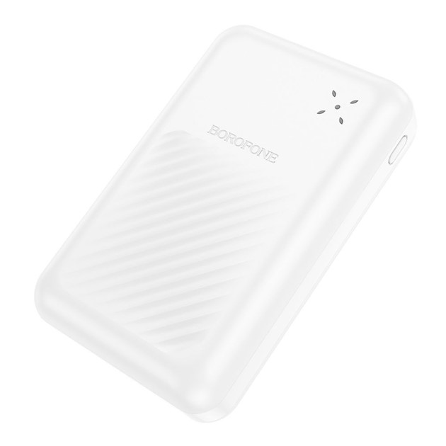 POWER BANK Borofone "BJ30A", 20000mAh, 22.5W, 2 x USB; 1 x USB Type-C, total 5V/2A, alb "6941991118296" (timbru verde 0.98 lei)