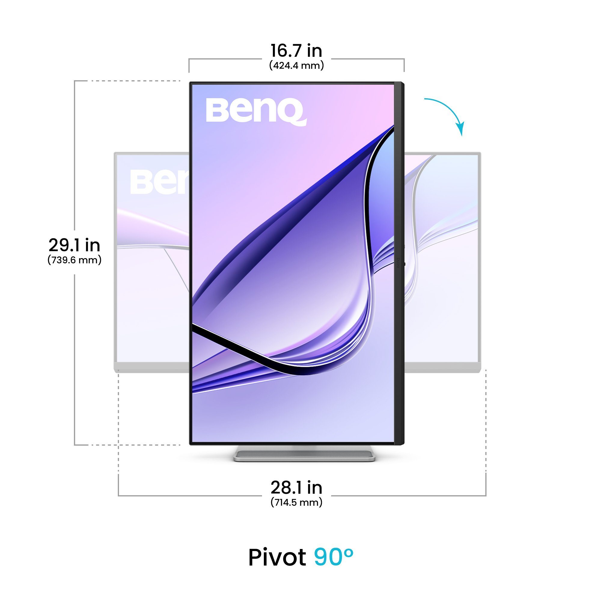 Monitoare LED BenQ 9H.LMXLB.QBE"9H.LMXLB.QBE" - imagine 4