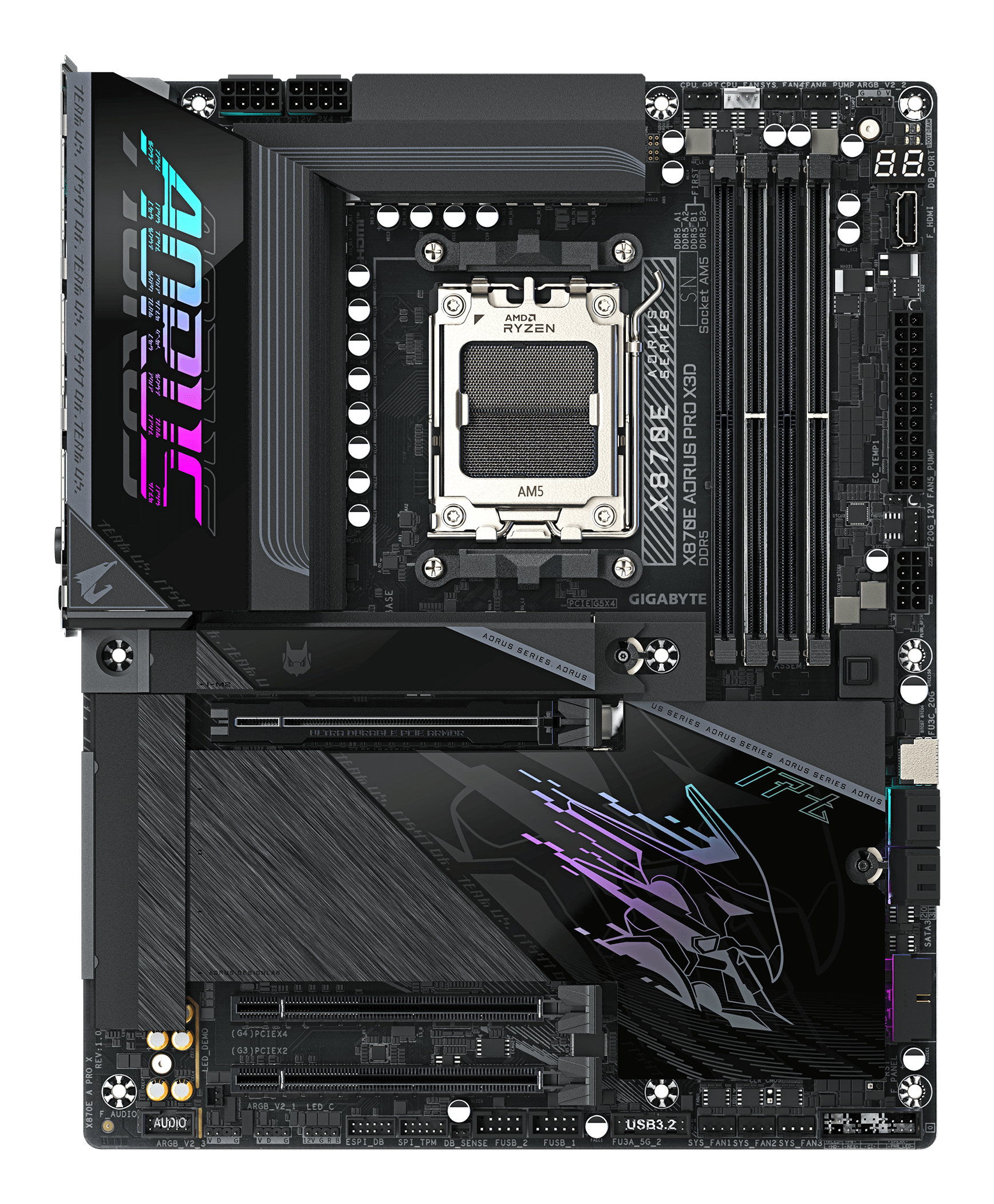 Placa de baza GIGABYTE X870E A PRO X"X870E A PRO X" - imagine 2