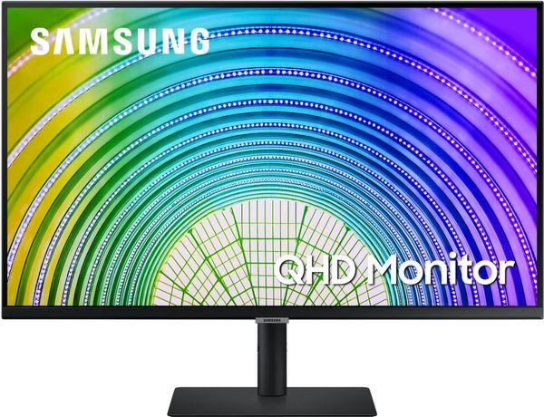 MONITOR Samsung 32 inch, home | office, VA, WQHD (2560 x 1440), Wide, 300 cd/mp, 5 ms, HDMI | DisplayPort, "LS32A600UUUXEN" (timbru verde 7 lei)