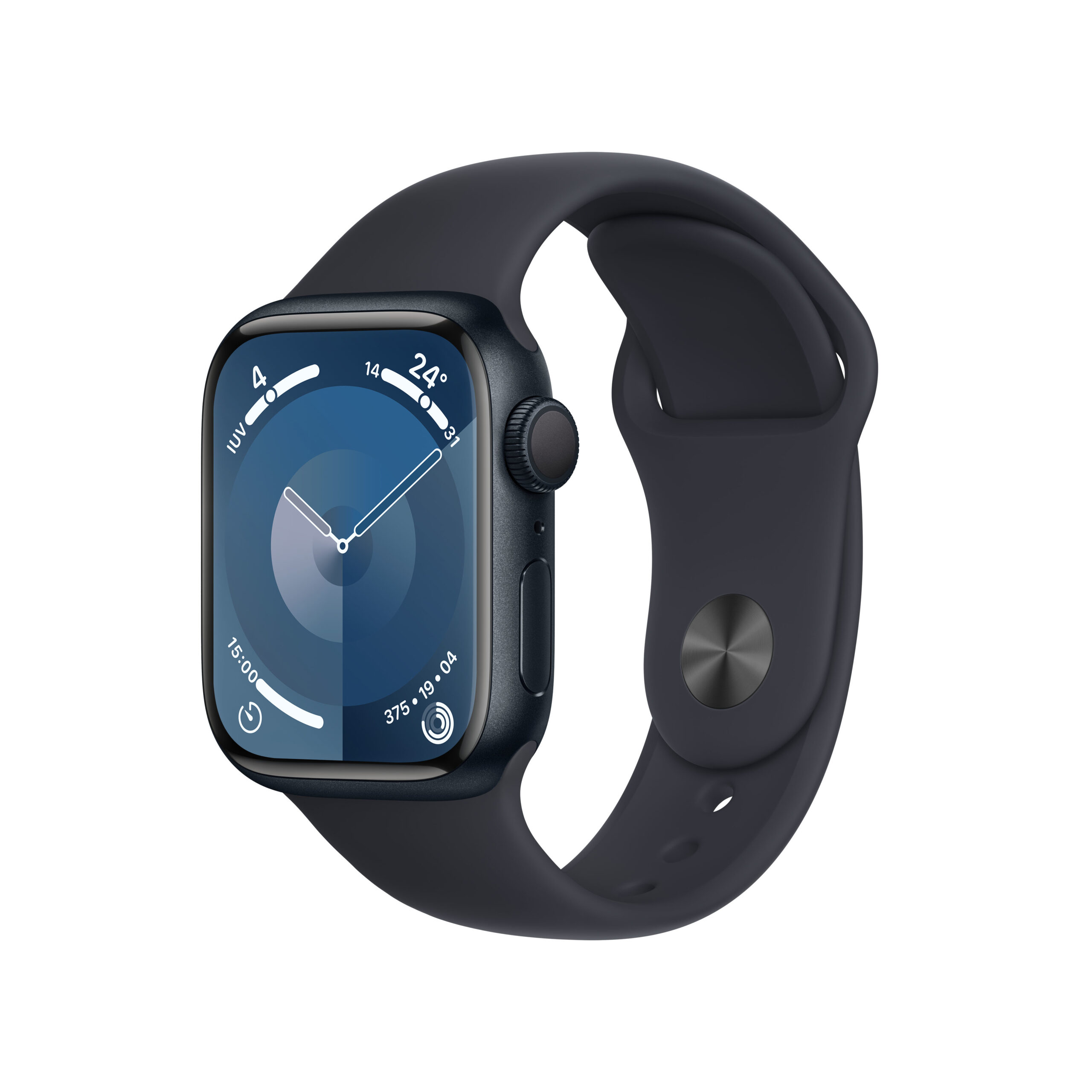 Smartwatch Watch Series 9 GPS 41mm Midnight Aluminium Case with Sport Band S/M Midnight "MR8W3EU" (timbru verde 0.8 lei)