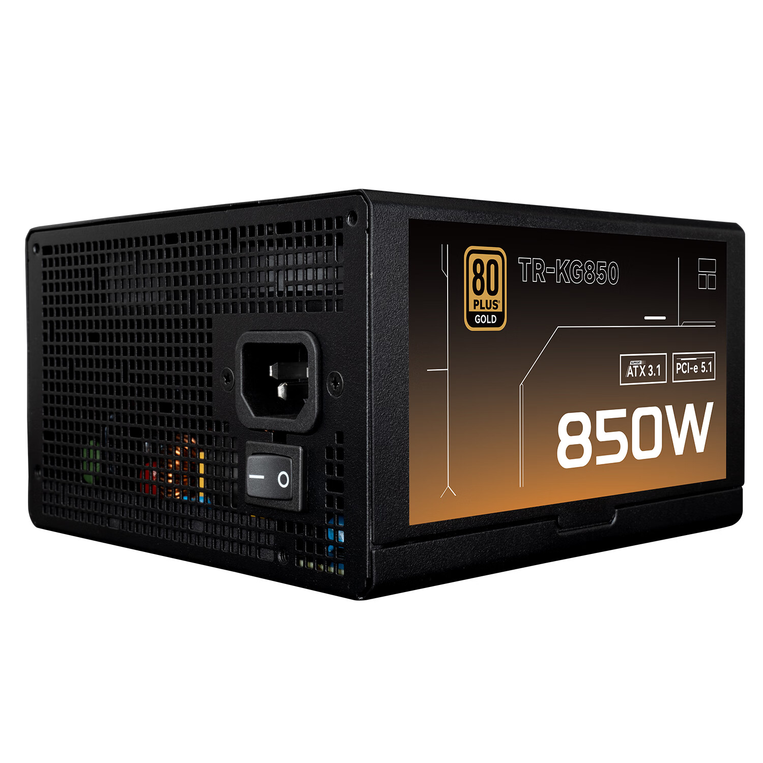 SURSA Thermalright "TR-KG850", 850W, certificare 80 Plus Gold, modular, LLC, DC to DC, fan 120mm, negru, "TR-KG850" (timbru verde 2 lei)