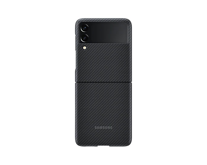 HUSA Smartphone Samsung, pt Galaxy Z Flip3, tip back cover (protectie spate), policarbonat, ultrasubtire, negru, "EF-XF711SBEGWW"