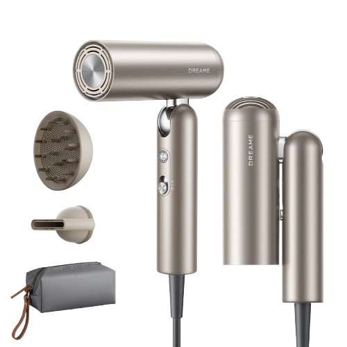HAIR DRYER POCKET PRO/AHD51 PRO-TITANIUM GOLD DREAME "AHD51 PRO-TITANIUM GOLD" (timbru verde 2 lei)