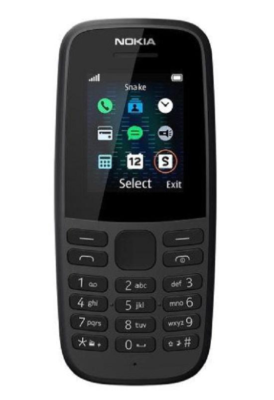 Nokia 105 2019(GSM) 1.77" 4MB 4MB DS BK "NK1052019DSBK" (timbru verde 0.45 lei)