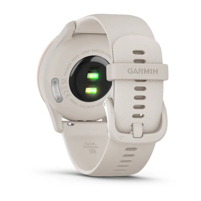 Smartwatch Vivomove Trend, LCD, 40mm, Hybrid, 254x346px, Touchscreen, GPS (satellite), Roz"010-02665-01" - imagine 5