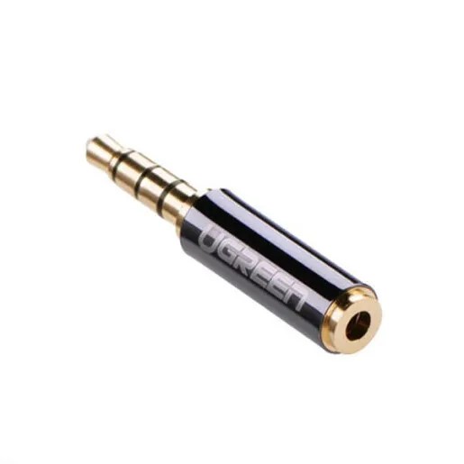ADAPTOR audio Ugreen, 3.5 mm jack (T) la 2.5 mm (M), aurit "20502" - 6957303825028