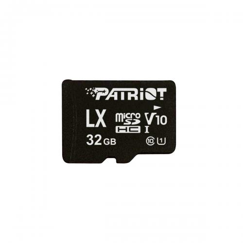 CARD MicroSD PATRIOT, 32 GB, MicroSDHC, clasa 10, standard UHS-I U1, "PSF32GMDC10" (timbru verde 0.03 lei)