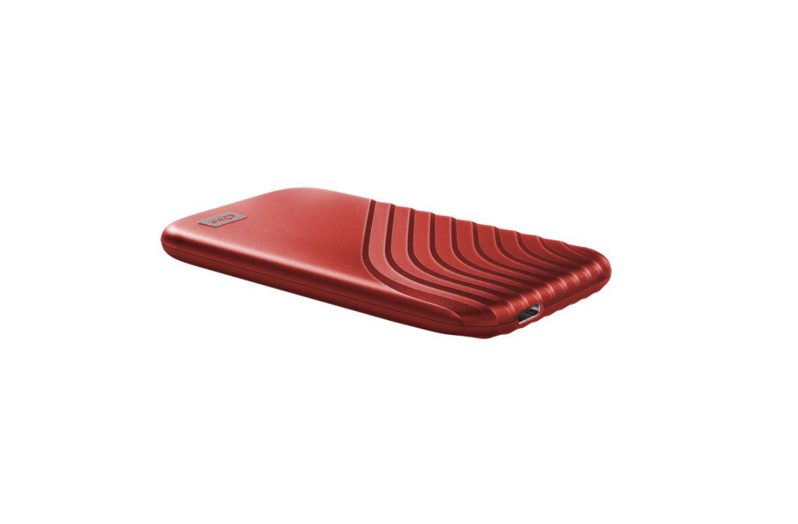 SSD. extern WD MY PASSPORT, 1TB, 2.5 inch, USB 3.2 Type-C, R/W: 1000MB/s, rosu, "WDBAGF0010BRD-WESN" (timbru verde 0.18 lei)