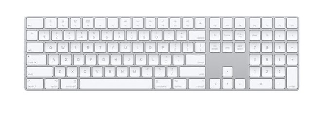Apple Magic Keyboard with Numeric Keypad - Romanian - Silver, "mq052ro/a" (timbru verde 0.8 lei)